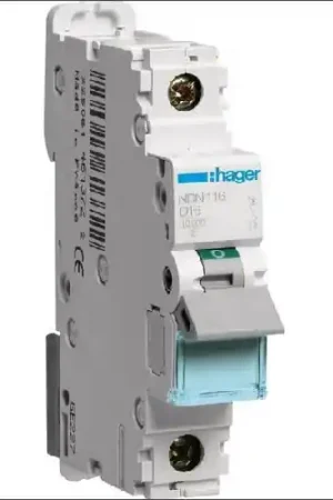 HAGER NDN116 AUTOMAAT D16A 10KA 1P Gratis Retour