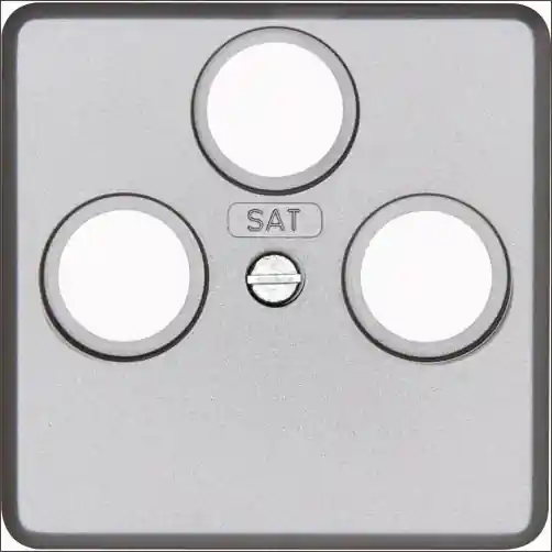 Populair Kopp HK02 - Centraalplaat satelliet 357820009 Staalgrijs