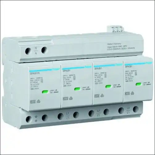 HAGER SPA801 OVERSP.BEV. T1+T2 4P UC 350 V Bestseller