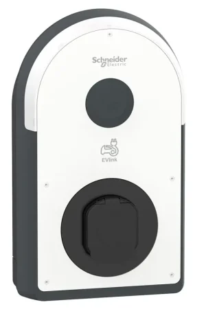 Evlink Pro Oplaadpunt T2 contactdoos 1 fase 7.4kW A-30mA MID kWh-meter Hoge Kwaliteit