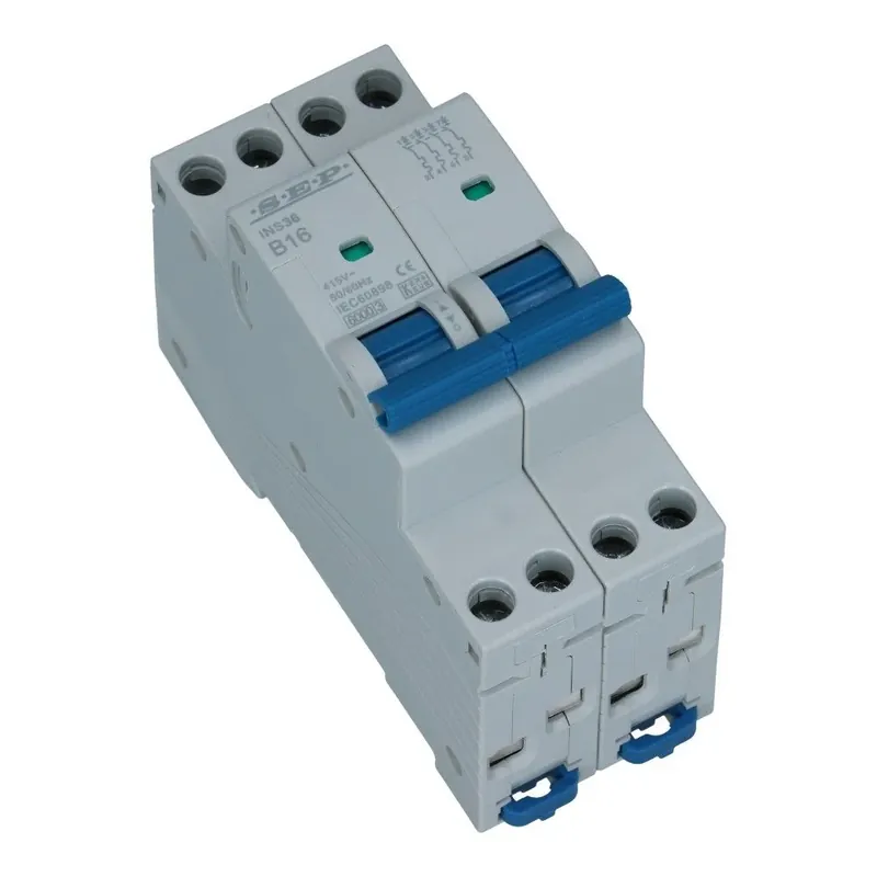 Actieprijs Installatieautomaat 4 polig 2A karakteristiek C 6kA INS-36