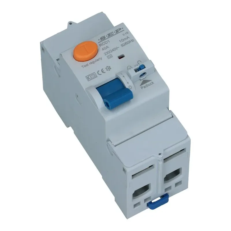 Goedkoop Aardlekschakelaar 63A 2 polig 300mA Type A-selectief 10kA RCD1
