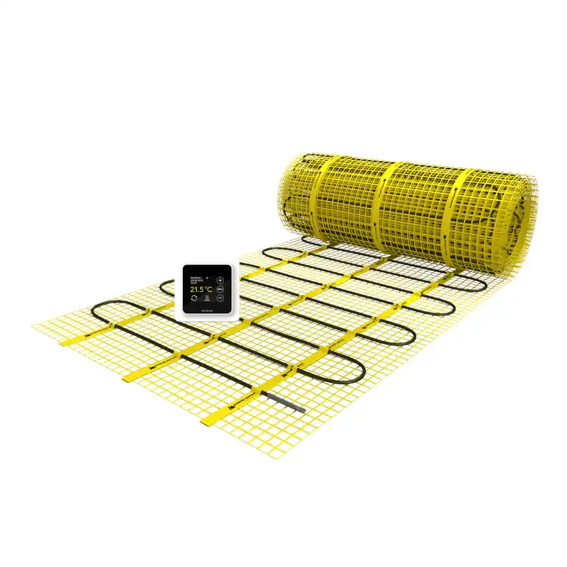 Magnum Mat vloerverwarming 675W 4,5m² met thermostaat wit Op = Op