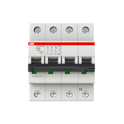 Tijdelijk Beschikbaar ABB S200 SC 203 B20 NA Installatieautomaat