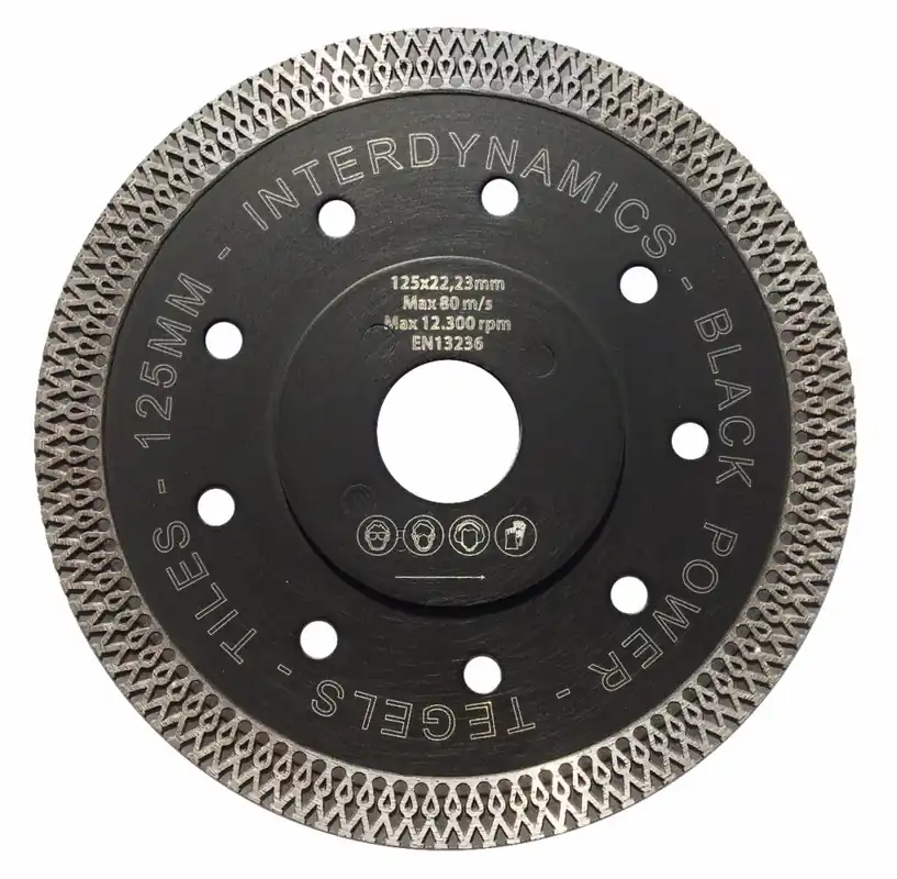 InterDynamics Tile Power Premium diamantblad 22.23mm Lage Prijs