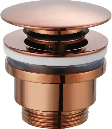 Beperkte Voorraad Roségouden PVD click-clack ventiel